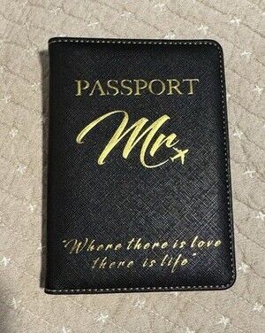 Passport Holder-“Mr.”-New Husband Gift/Wedding Gift